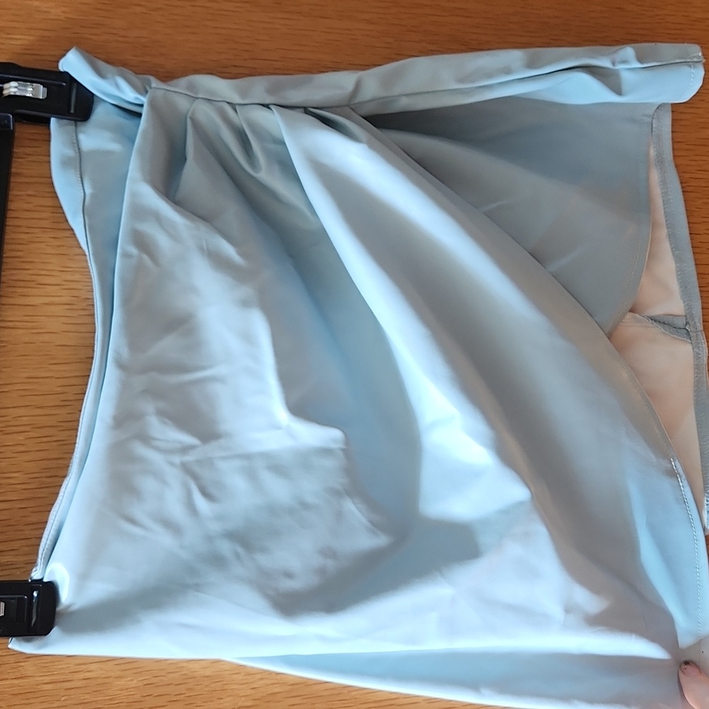 AYLA blue leather skirt XS
